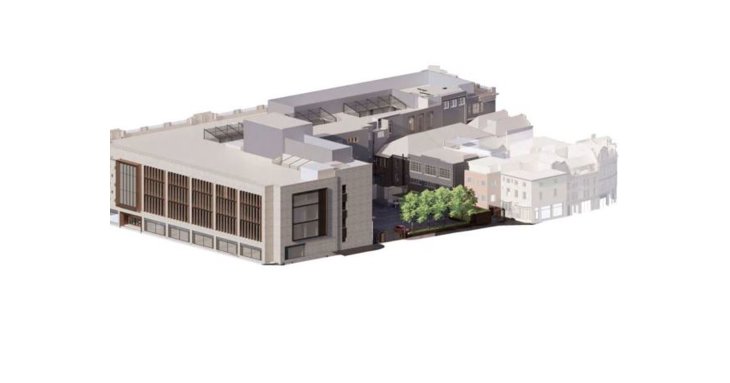 The former Debenhams building could be completely remodeled inside as part of the University of Gloucestershires expansion plans.